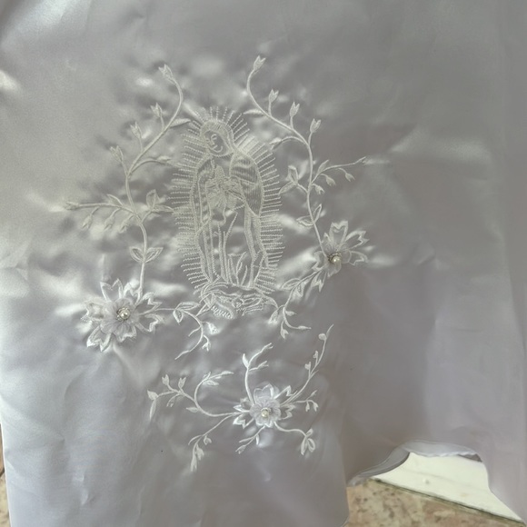 first Communion VIRGIN Mary Girls white long dress size 10 - Picture 11 of 11